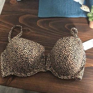 Leopard bikini top brand new!